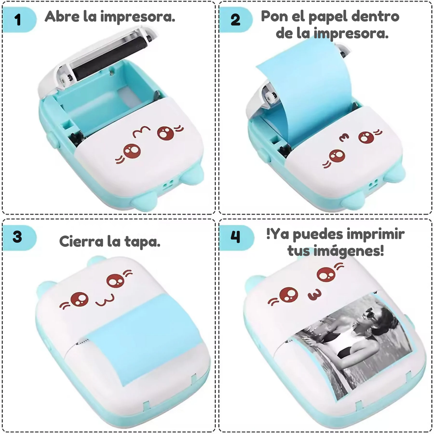 Mini Impresora Bluetooth para Imágenes/Apuntes