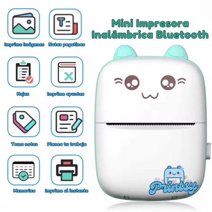 Mini Impresora Bluetooth para Imágenes/Apuntes