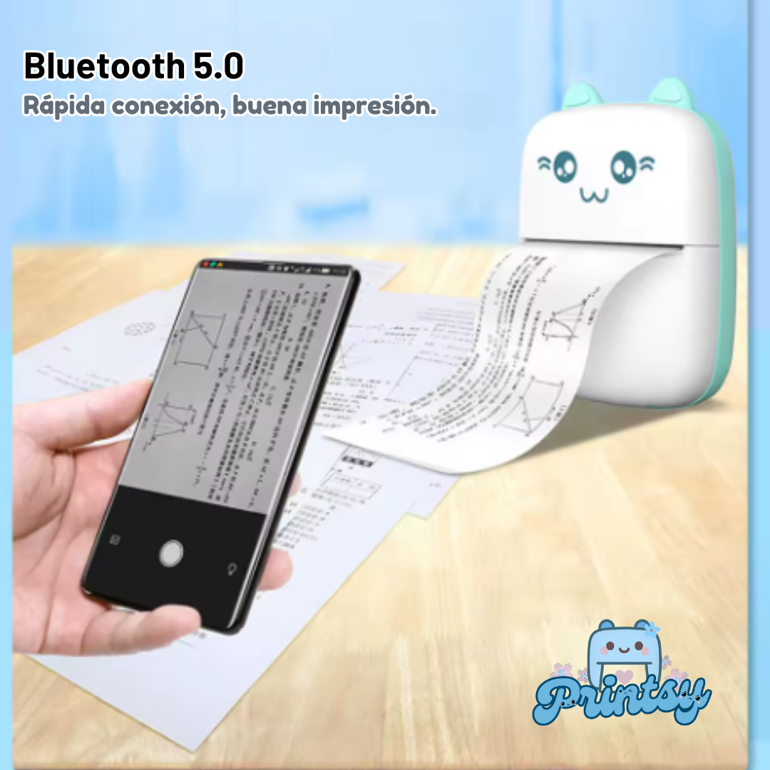 Mini Impresora Bluetooth para Imágenes/Apuntes